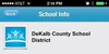 DeKalb County School District Mobile App